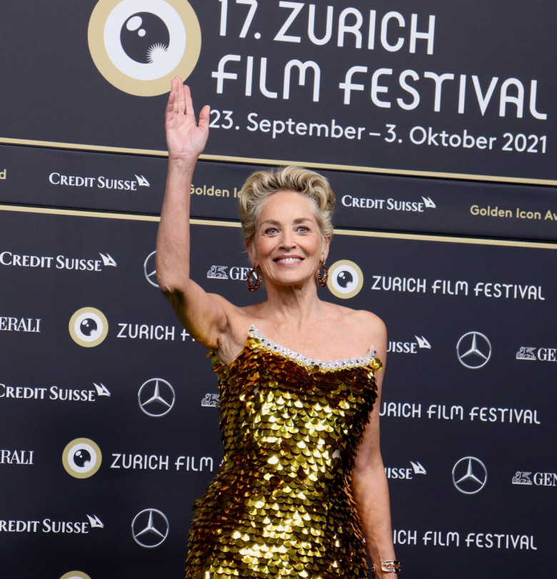 Sharon Stone a primit premiul Golden Icon la Festivalul de film de la Zurich