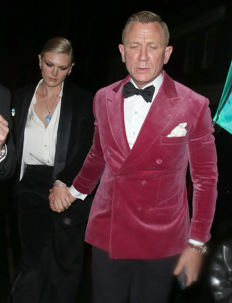 Celebrity Guests leave The 'No Time To Die' James Bond After Party In London