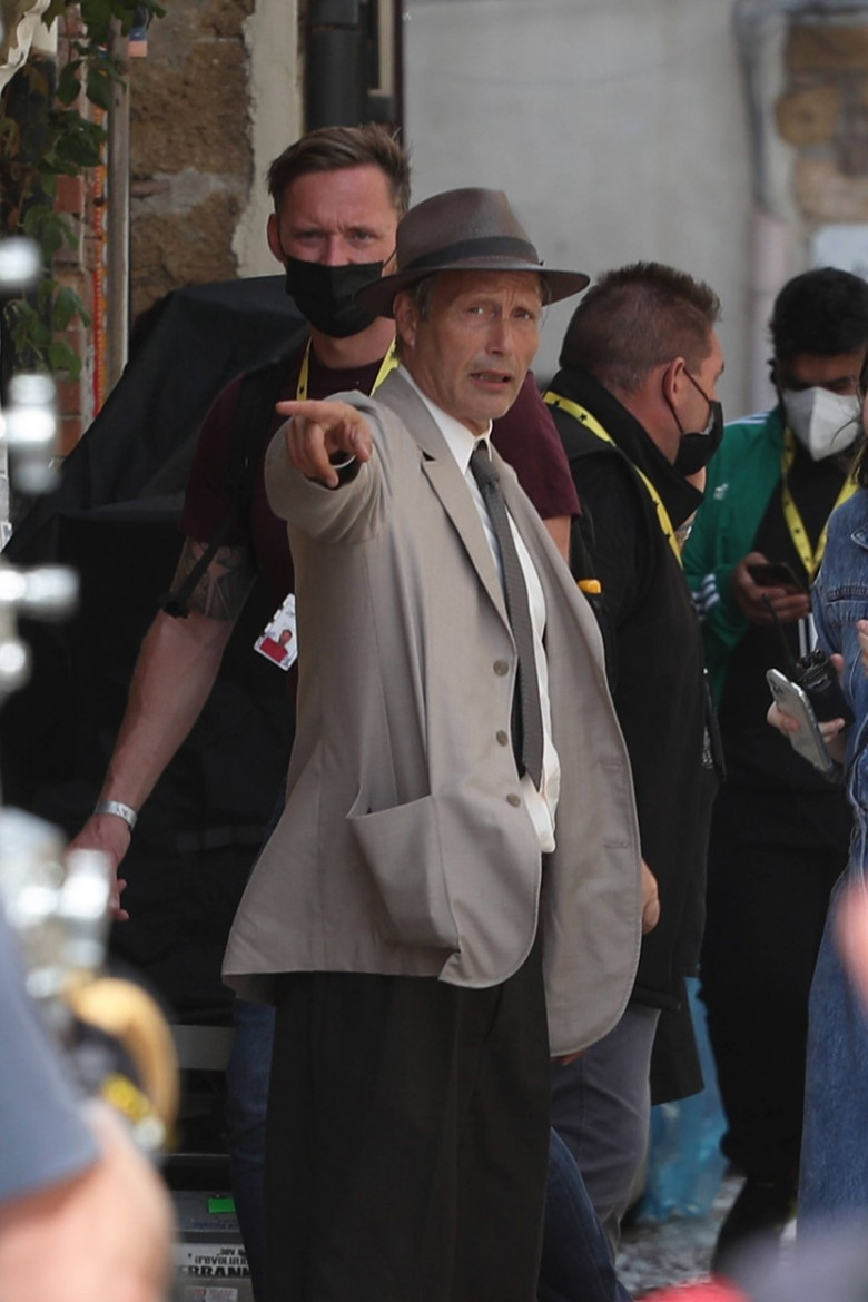 Indiana Jones began shooting in Cefal� with Harrison Ford and Mads Mikkelsen