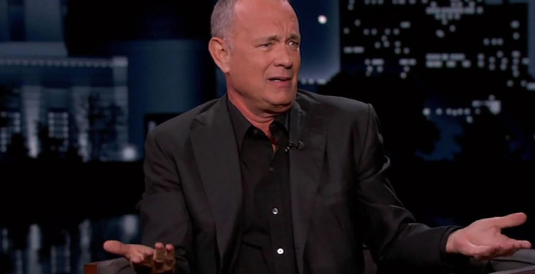 Tom Hanks revealed he turned down a seat on Jeff Bezos' Blue Origin’s rocket and paid an emotional tribute to his Bosom Buddies co-star Peter Scolari on Jimmy Kimmel Live!