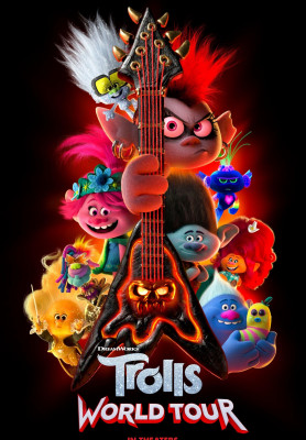 Trolls World Tour (2020) directed by Walt Dohrn and David P. Smith and starring Justin Timberlake, James Corden, Ozzy Osbourne and Mary J. Blige. The Troll tribe into rock music decide to tour the lands of trolls who prefer funk, country, techno, classica