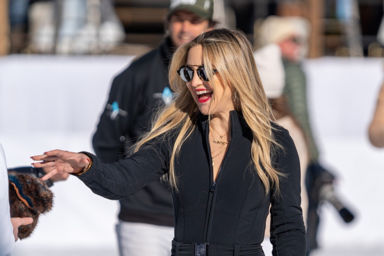 *EXCLUSIVE* Kate Hudson stuns in Aspen at World Snow Polo Finals!