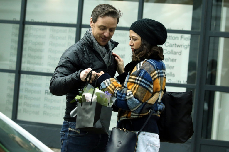 EXCLUSIVE James McAvoy spends a romantic afternoon with his girlfriend, American actress Lisa Liberati. X Men star James surprised Lisa with a bunch on flowers. The loved up couple then packed on the