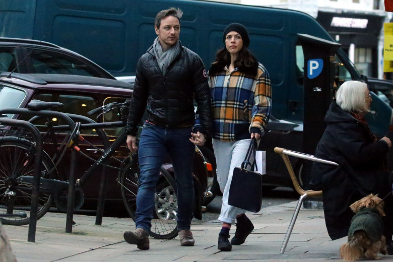 EXCLUSIVE James McAvoy spends a romantic afternoon with his girlfriend, American actress Lisa Liberati. X Men star James surprised Lisa with a bunch on flowers. The loved up couple then packed on the