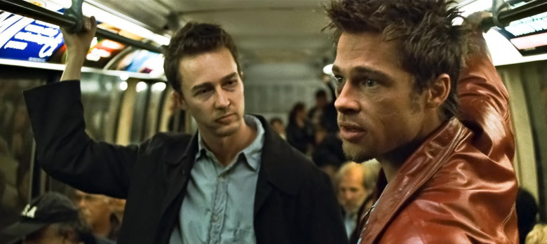 Edward Norton and Brad Pitt