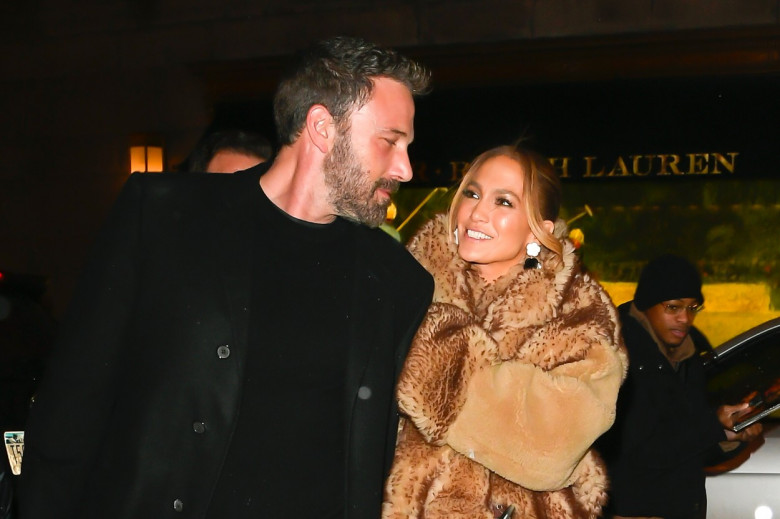 Jennifer Lopez and Ben Affleck coming from diner at the POLO BAR, New York, USA - 03 Feb 2022