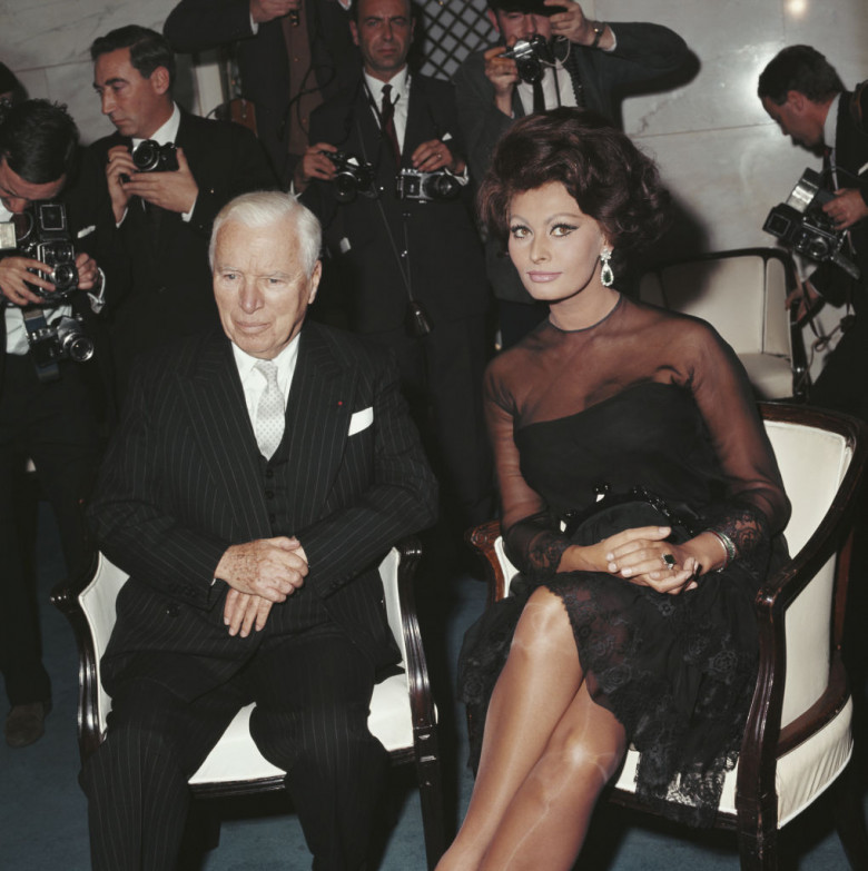 Charlie Chaplin și Sophia Loren