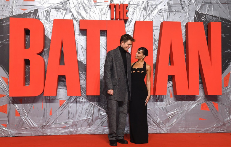 Robert Pattinson și Zoe Kravitz la premiera filmului Batman/ Profimedia