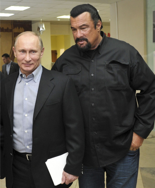 Vladimir Putin și Steven Seagal