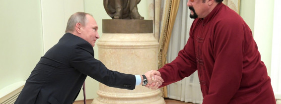 Vladimir Putin și Steven Seagal