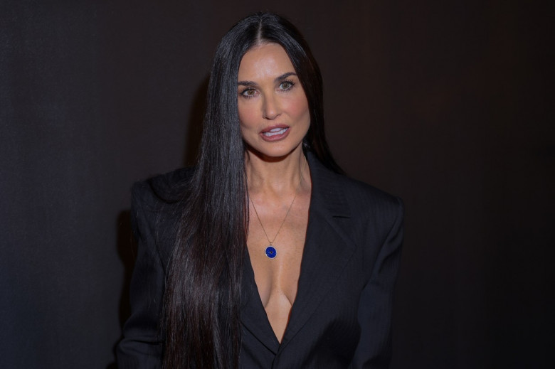 Demi Moore la Săptămâna Modei de la Paris/ Profimedia