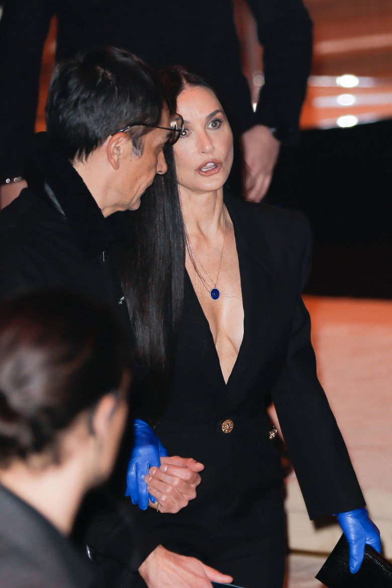 Demi Moore la Săptămâna Modei de la Paris/ Profimedia