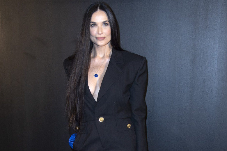 Demi Moore la Săptămâna Modei de la Paris/ Profimedia