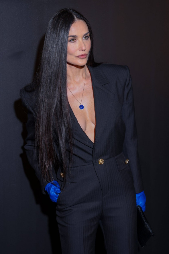 Demi Moore la Săptămâna Modei de la Paris/ Profimedia