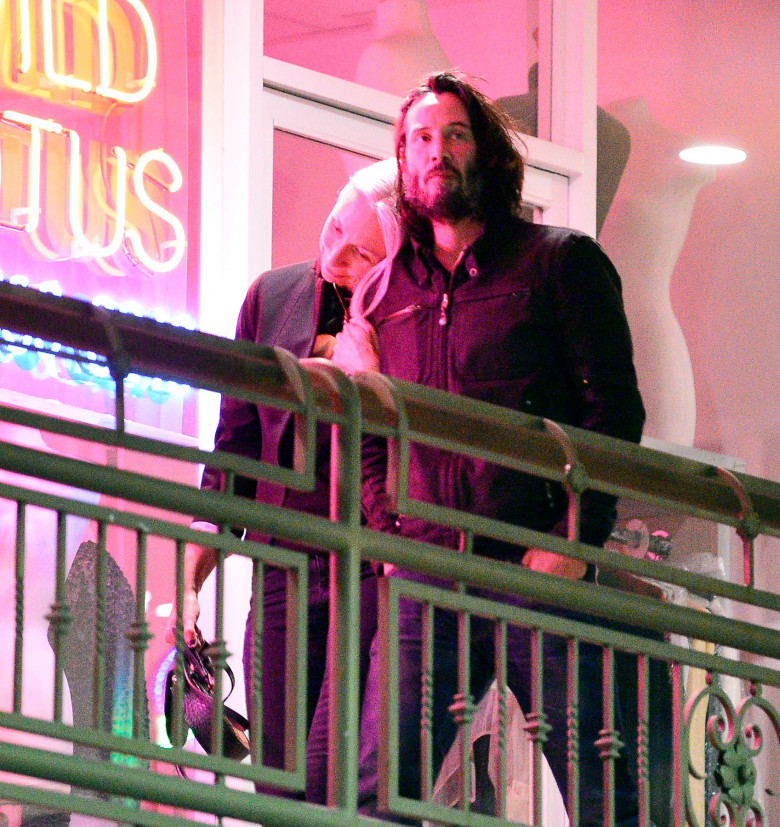 EXCLUSIVE: Keanu Reeves out for dinner with reported new girlfriend Alexandra Grant in Los Angeles