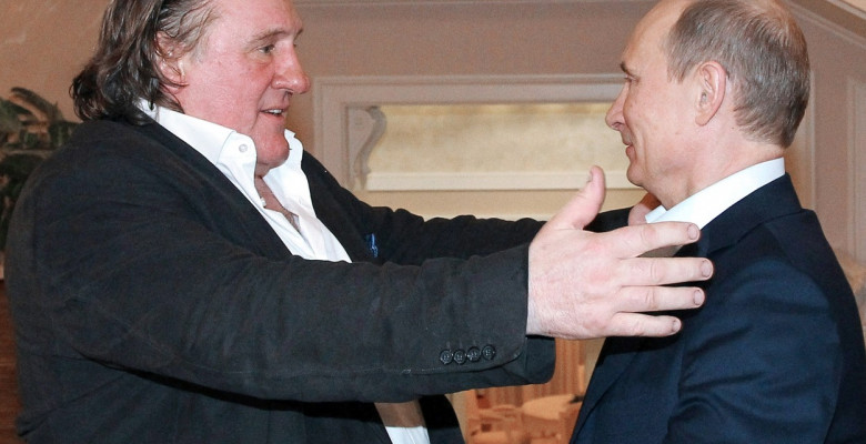 Gerard Depardieu și Vladimir Putin