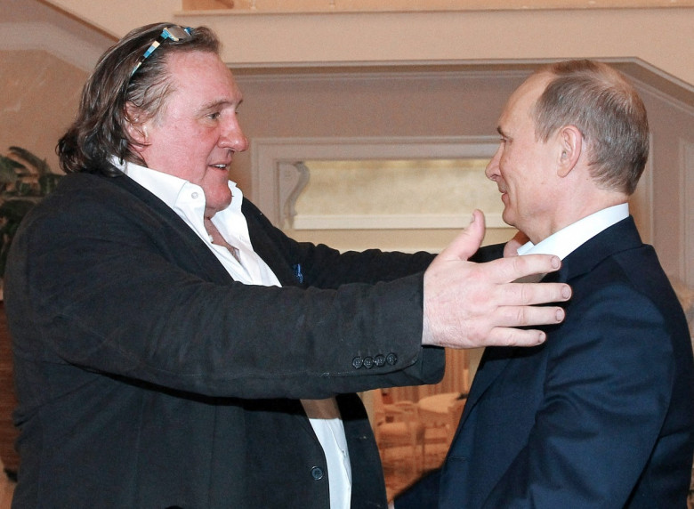 Gerard Depardieu și Vladimir Putin