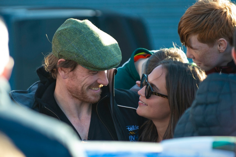 Alicia Vikander &amp; Michael Fassbender look loved up as they visit Michael's home town in Killarney, Ireland