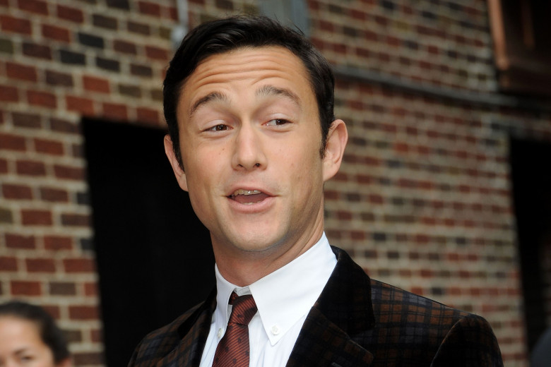 Joseph Gordon-Levitt arrives for an appearance on the "Late Show with David Letterman" in NYC