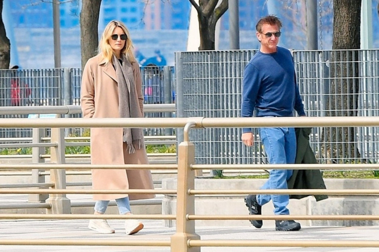 *EXCLUSIVE* Sean Penn and wife Leila George appear happy as they spend the day mini-golfing in Tribeca after recent trip to Ukraine