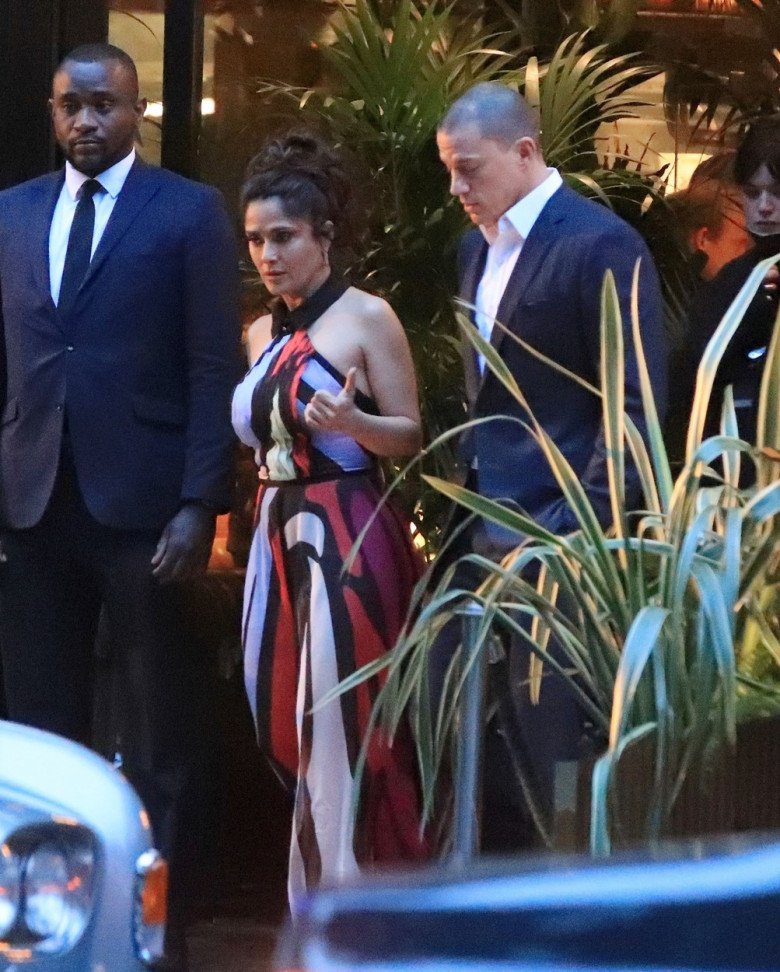 Salma Hayek și Channing Tatum în Londra/ Profimedia