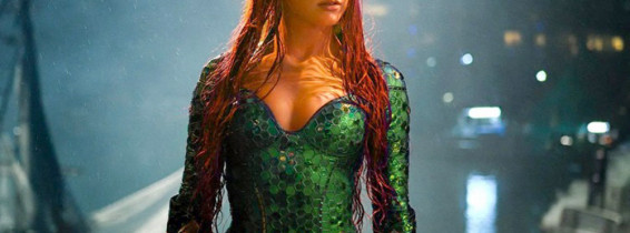 Amber Heard, star du prochain film de HBO-Max, dans le rôle de Aquaman