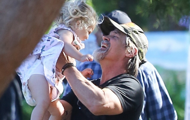 *EXCLUSIVE* Josh Brolin spends some quality time with his daughter in Malibu!