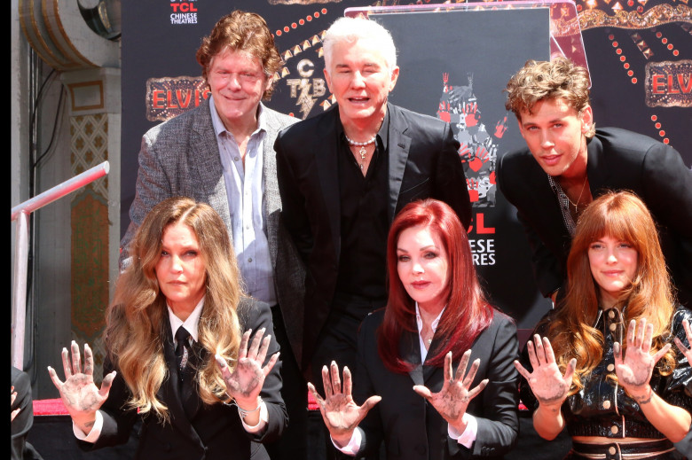 TCL Chinese Theatre Hosts Handprint Three Generations of Presley's Hand - Los Angeles, CA, USA - 21 Jun 2022