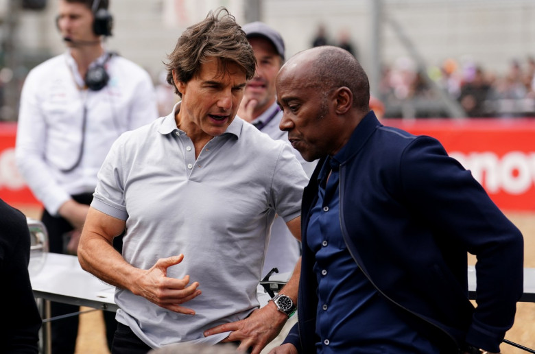 Tom Cruise la Marele Premiu al Marii Britanii în Formula 1/ Profimedia