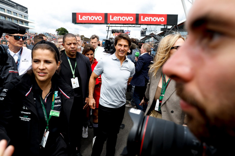 Tom Cruise la Marele Premiu al Marii Britanii în Formula 1/ Profimedia