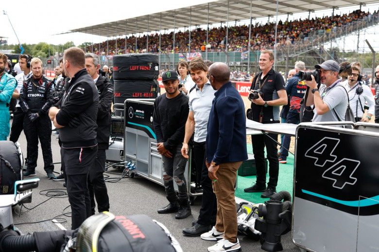 Tom Cruise la Marele Premiu al Marii Britanii în Formula 1/ Profimedia