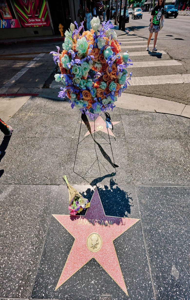 James Caan Memorial Flower Placement, Hollywood, Los Angeles, California, USA - 07 Jul 2022