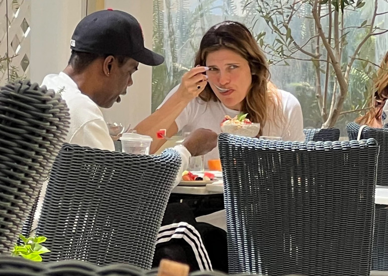 *PREMIUM-EXCLUSIVE* Chris Rock and Lake Bell Hit Brunch Date, Seem to Go Public as Couple