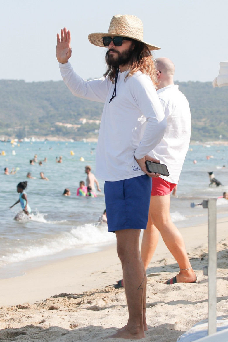 Jared Leto în St Tropez/ Profimedia