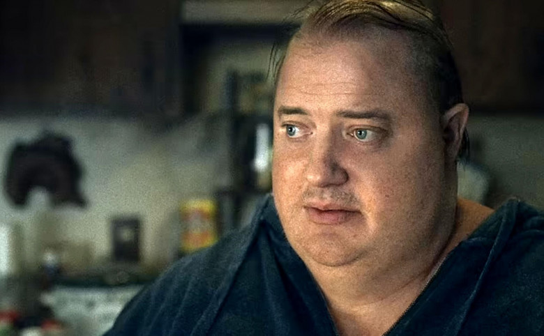 First look as Brendan Fraser transforms into a 600lb man in new movie The Whale