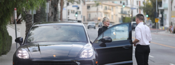 *EXCLUSIVE* Melanie Griffith arrives to celebrate her 65th birthday at San Vicente Bungalows