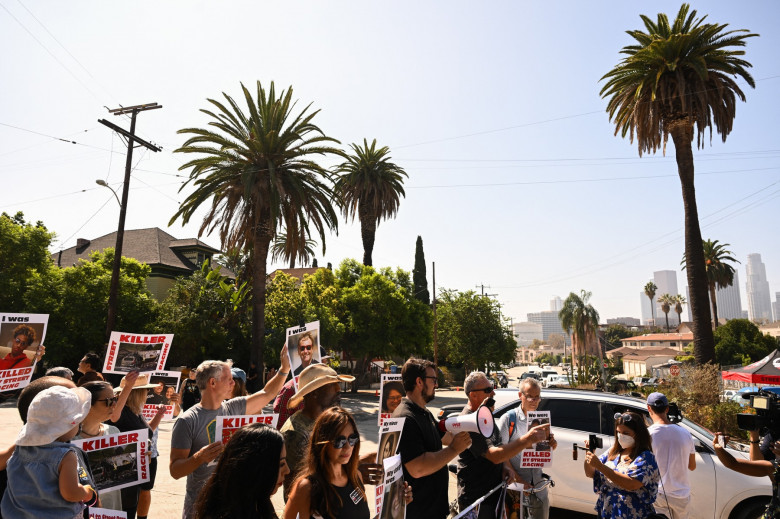 Proteste într-un cartier din Los Angeles (3)