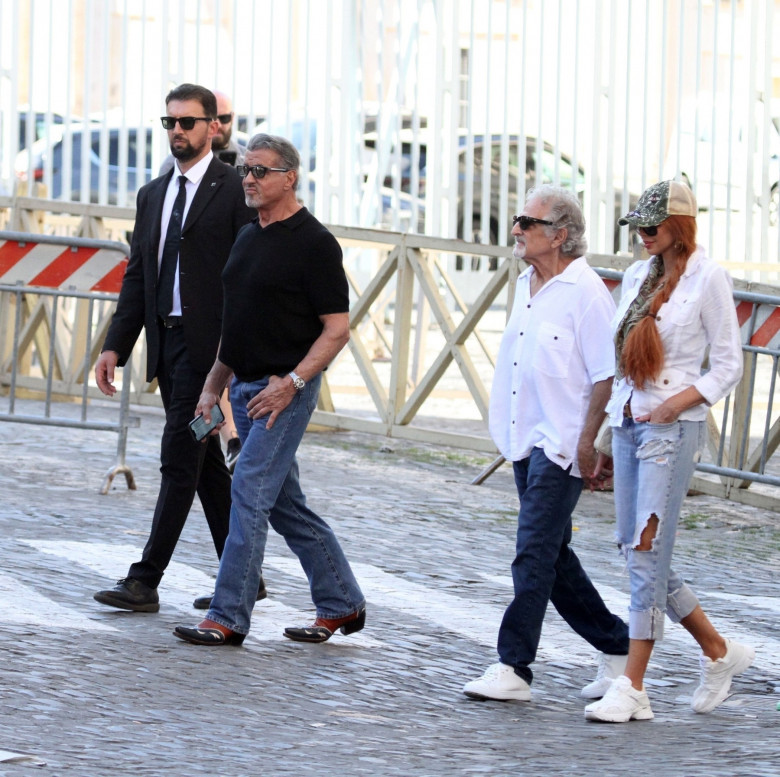 Sylvester Stallone, în Roma