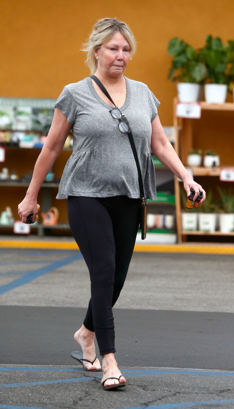 Heather Locklear, 60, stocks up on healthy vitamins as she makes a rare public outing in Los Angeles on the afternoon of May 19.