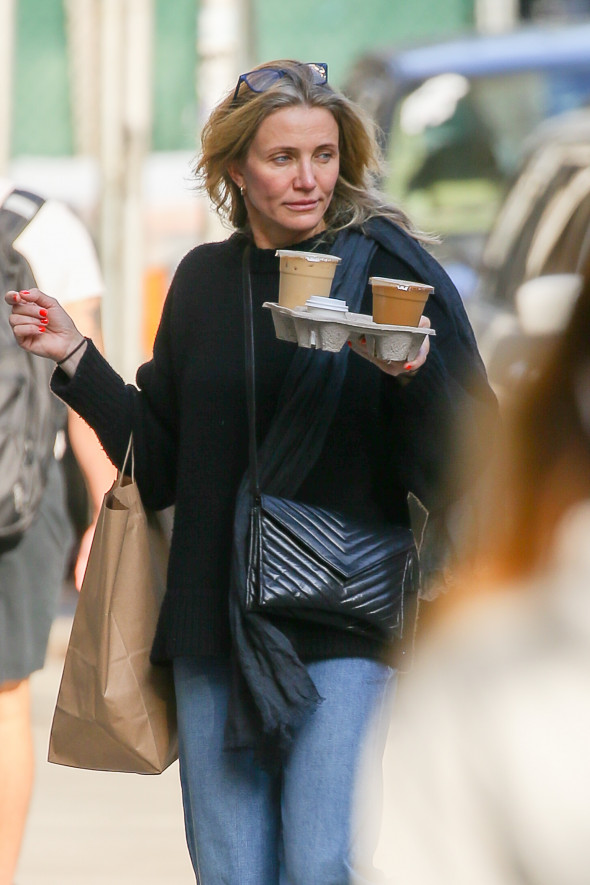 EXCLUSIVE: Cameron Diaz Spotted in NYC For the First Time Since Announcing She Will Return To Acting