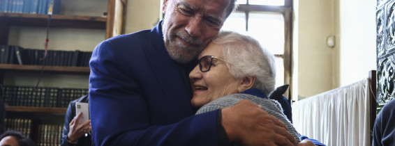 Arnold Schwarzenegger visits Auschwitz Memorial, Oswiecim, Poland - 28 Sep 2022