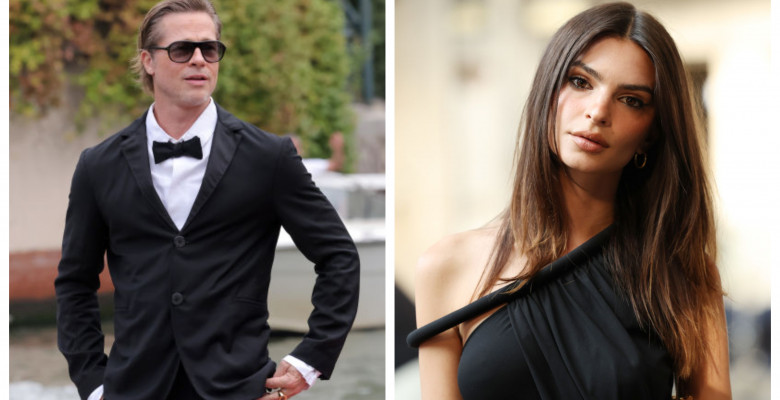 Detalii despre relația dintre Brad Pitt și Emily Ratajkowski
