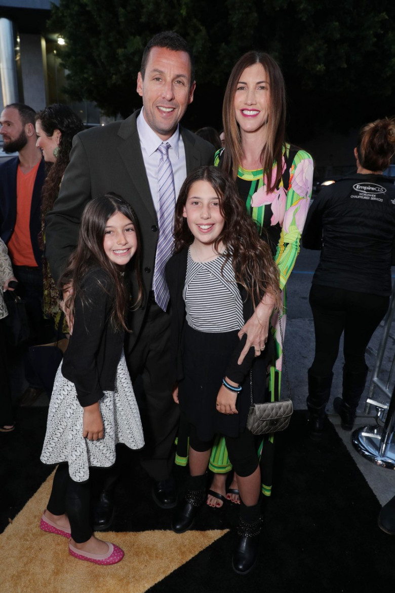 Adam Sandler și fiicele sale/ Profimedia