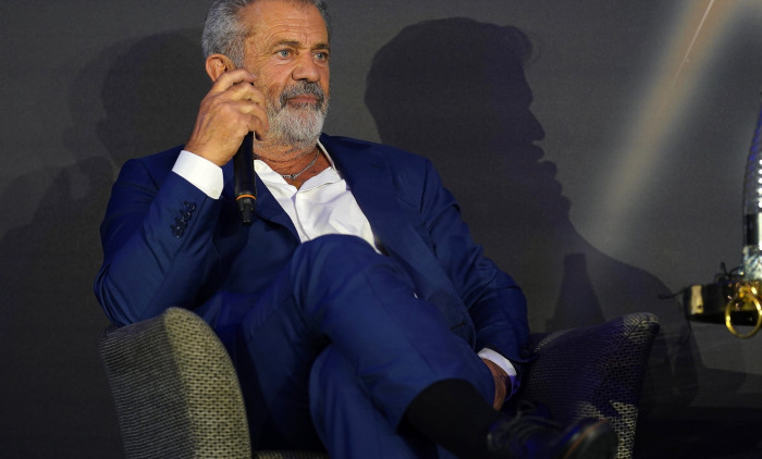 Mel Gibson turns up to 'Experience With' event with sons Teddy Bears