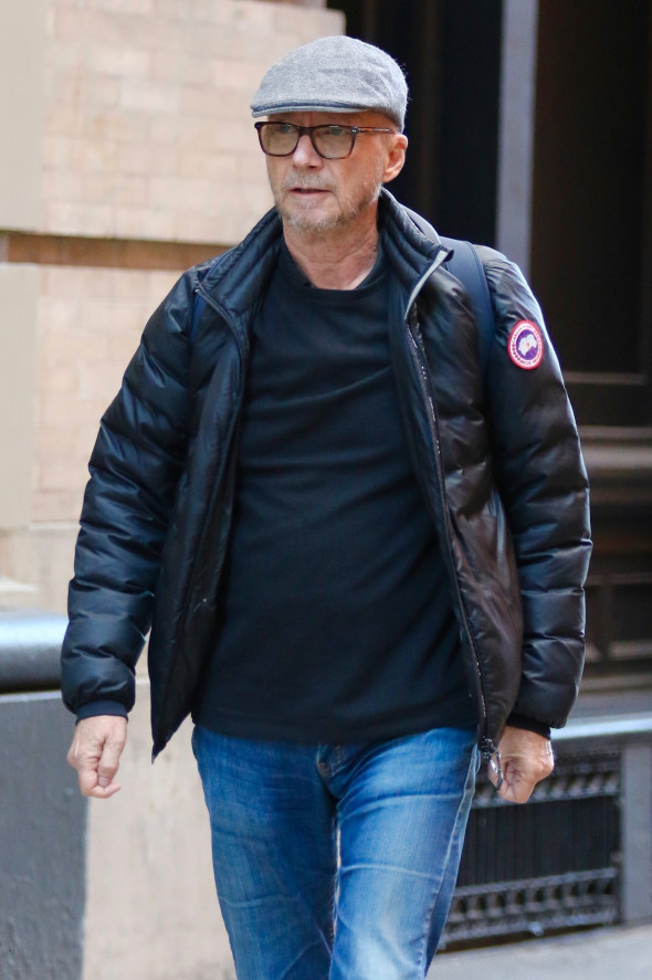 *EXCLUSIVE* Paul Haggis goes on a solo walk as he takes a break from his court rape trial in NYC