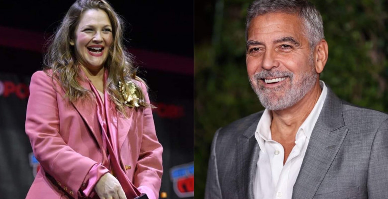 Drew Barrymore și George Clooney/ Profimedia