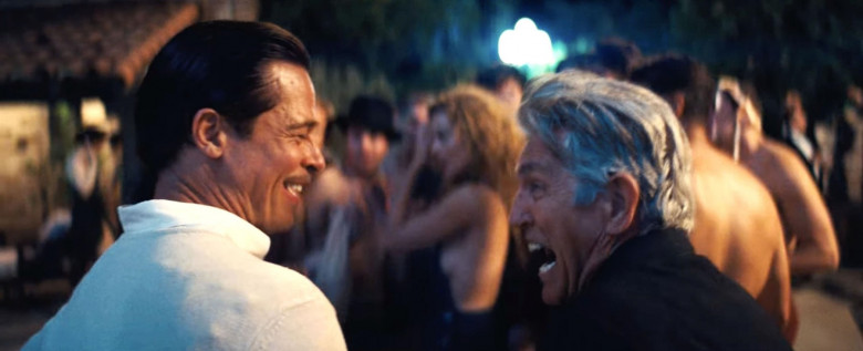 First look at Brad Pitt and Margot Robbie as they embrace old school Hollywood hedonism in new Babylon trailer