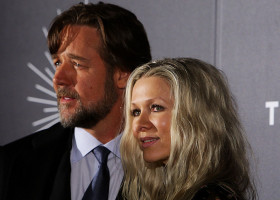 Danielle Spencer și Russell Crowe, în 2011, cu un an înainte de separare