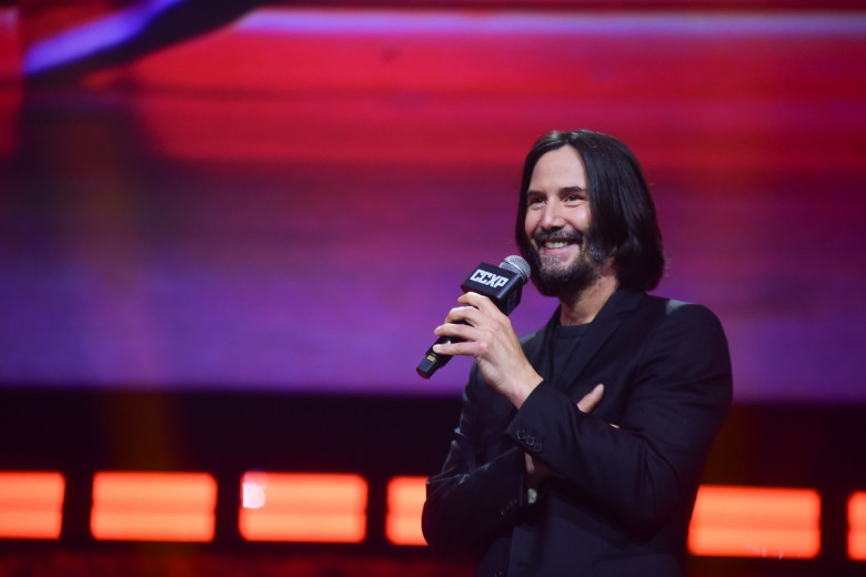 Keanu Reeves takes the stage at CCXP Sao Paulo 2022