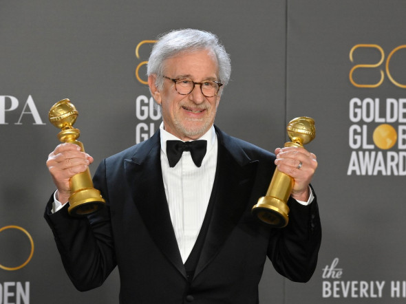 Steven Spielberg Wins Best Director - Motion Picture and Best Picture - Drama Award at the Golden Globes